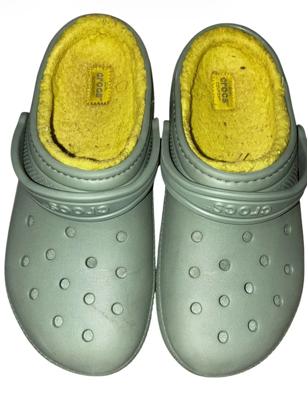 Crocs Kids Classic Lined Clog - Bundle SZ 5 Multi Blue & Green